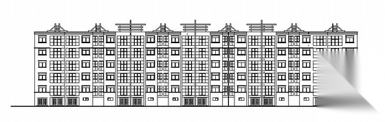 某六层住宅楼建筑方案图