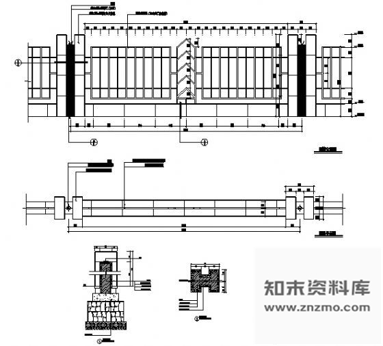 图块/节点围墙详图