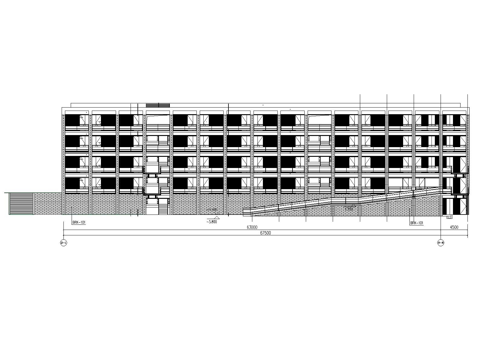 [惠州]华润小径湾大学建筑施工图_含水暖电