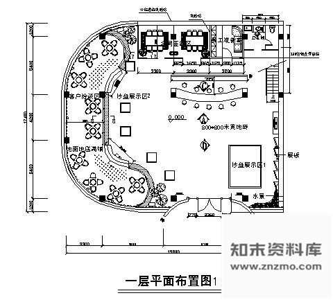 施工图售楼处装修施工图