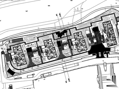 [上海]新古典地杰A地块景观绿化施工图设计