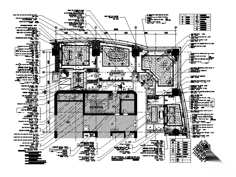 [上海]豪华五星酒店室内设计施工图（含效果图）