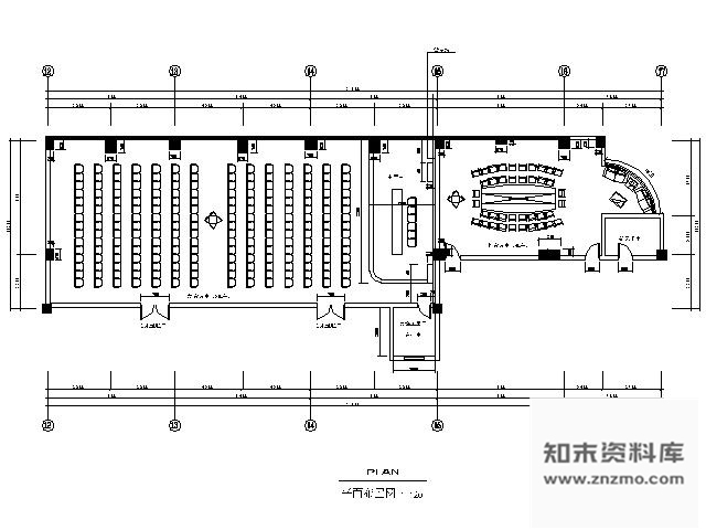 施工图336平米医院会议室装修