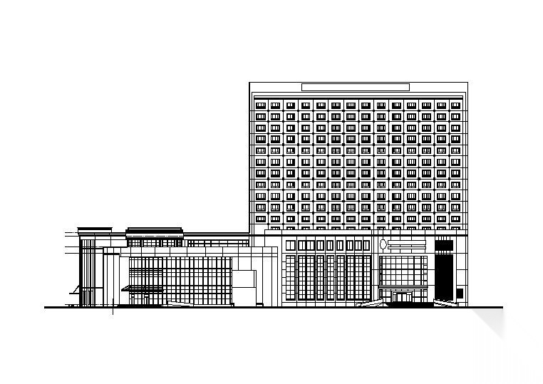 开原某酒店建筑施工图