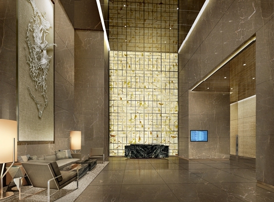 【Wilson&Associates】华润大涌西塔T3公寓入户大堂+3套样板间 设计方案+施工图+物料 （315M）