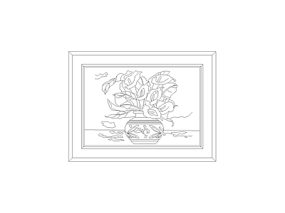 陈设类立面挂画 挂画