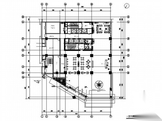 现代风格办公楼室内装饰装修施工图（含效果）