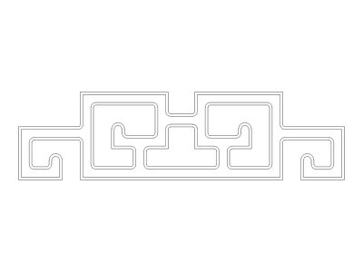 欧式家具图块 独立回纹