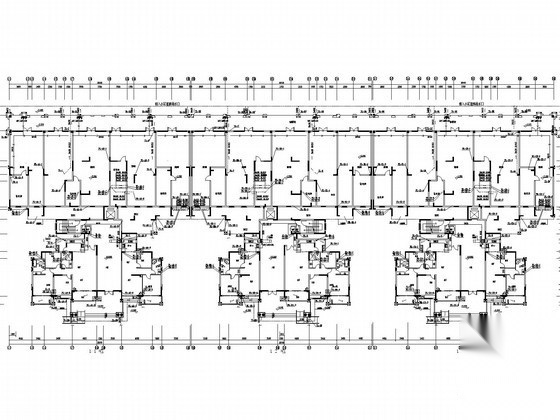 [广东]住宅小区给排水施工图 建筑给排水 给排水图
