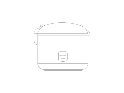 衣帽包包箱子图块 电饭煲立