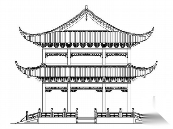 古建 重檐歇山顶施工图