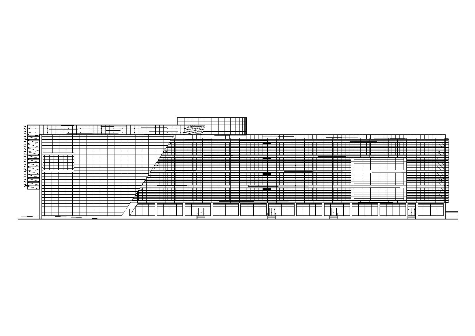 [广东]东莞市图书馆建筑施工图（含效果图）