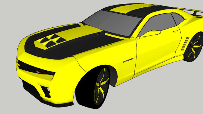 雪佛兰CAMARO ZL1变形金刚版 汽车 跑车 出租车（美式） 赛车 飞机