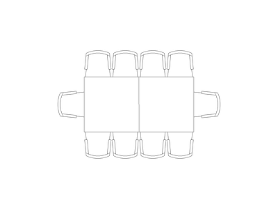桌椅 精品室内家具图块施工图