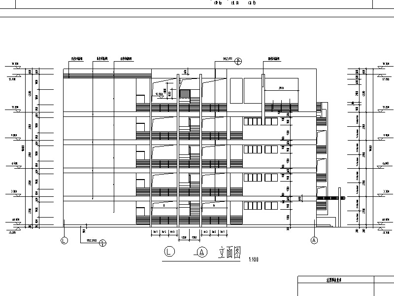 6套办公综合楼建筑设计方案初设图CAD