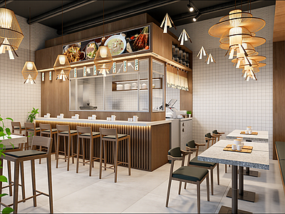 简约快餐店