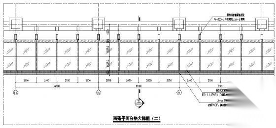 某玻璃雨篷结构详图 节点