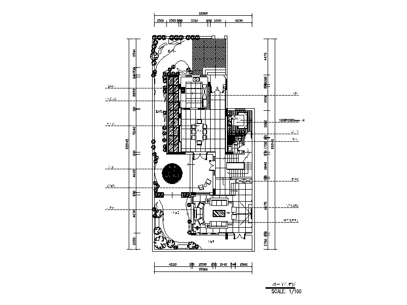 [广东]现代风格别墅样板间CAD施工图（含效果图）