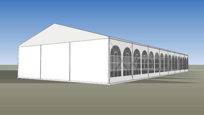 这是9×24m 建筑 帐篷 活动房屋 室外 温室