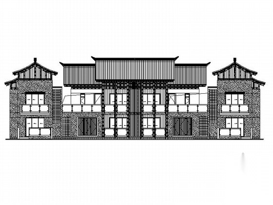 [广东]框架式多层商住楼建筑施工图（知名设计院）