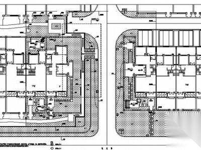 [济南]某国际社区样板区景观工程施工图 居住区景观