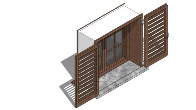 交互式动态window窗口120 x 120厘米 室外 书 台灯 板条箱（木箱）