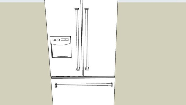 冰箱 草图大师模型