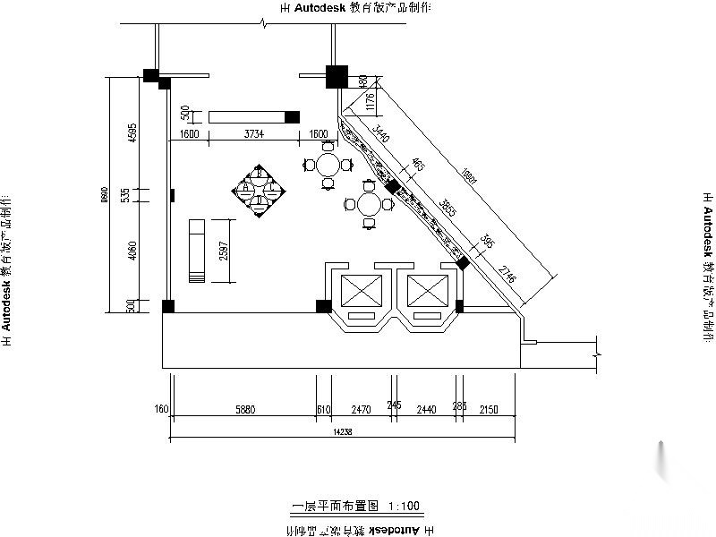 [江西]某酒吧装饰工程设计图