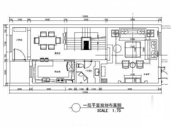 某公馆三层别墅室内装修图