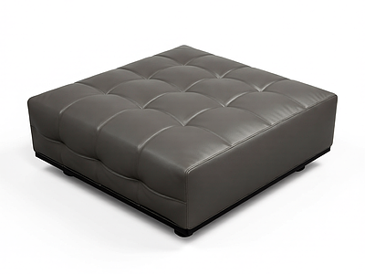 皮革质感方形坐垫