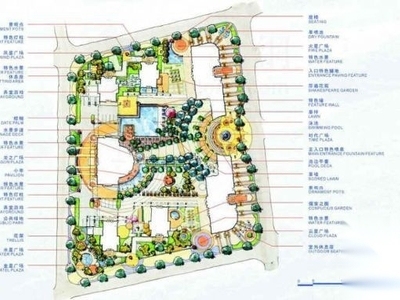 [上海]某小区景观设计方案 居住区景观
