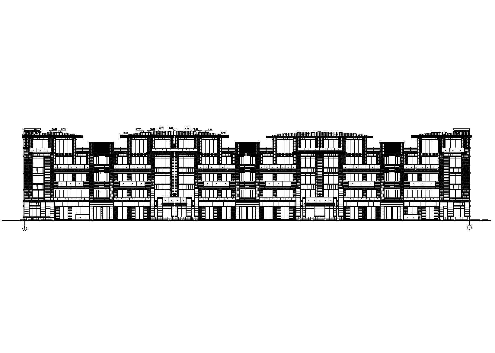 贵阳市某组团住宅楼项目建筑施工图设计