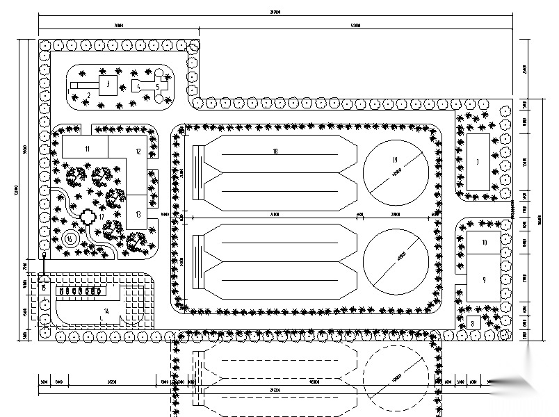 四川某县城市污水处理工程图纸（CAD）