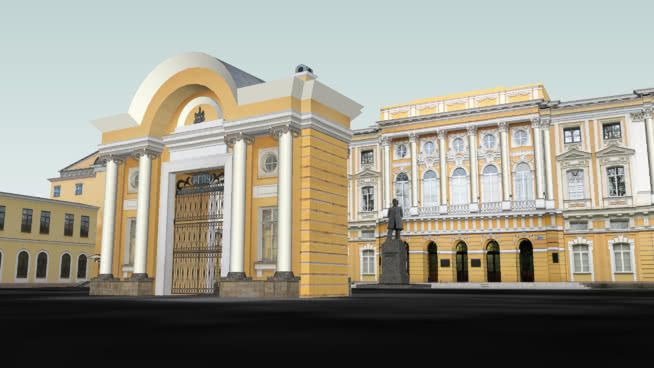 ргпу. as well. and. if, the ssp / herzen state Pedagogical Univercity, st petersburg 宫殿 建筑