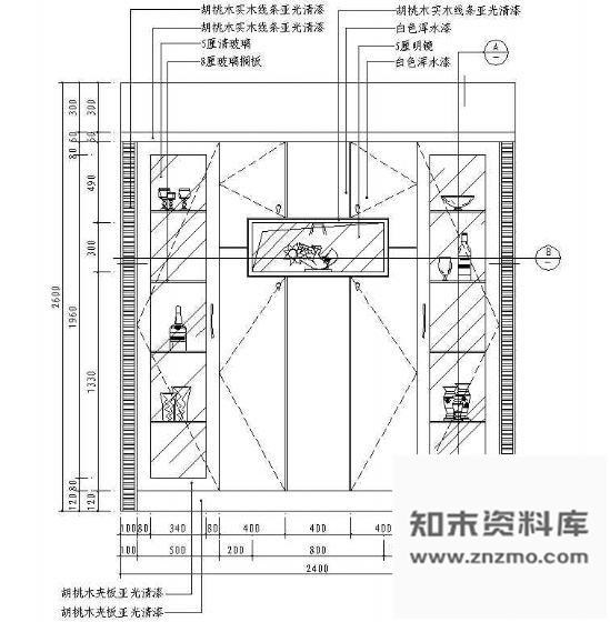 图块/节点餐厅立面图图块2