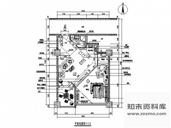 施工图时尚家居专卖店室内设计图