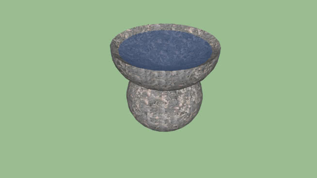 大理石水盆花园饰品 其他 研钵 钉子 螺丝钉 瓷器