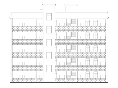 长城中学新建教学楼建筑施工图(含宿舍食堂)