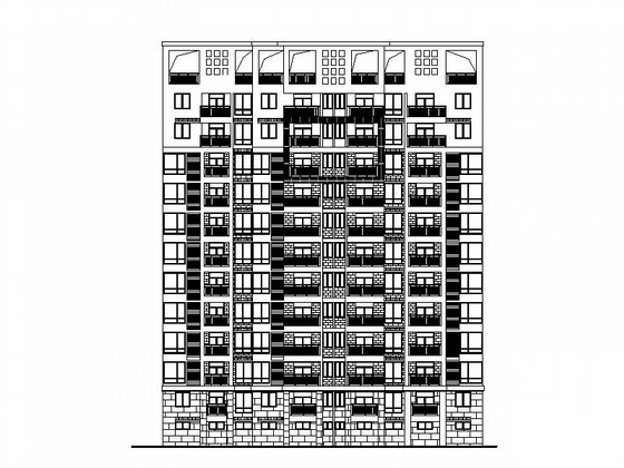 [江苏]镇江某十一层住宅小区建筑施工图