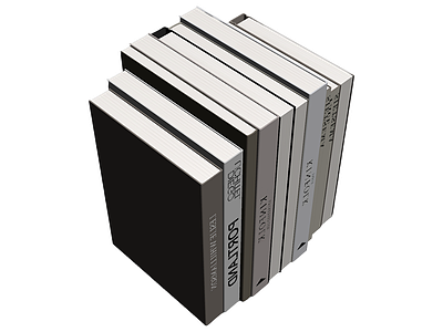 书架上的书籍组合