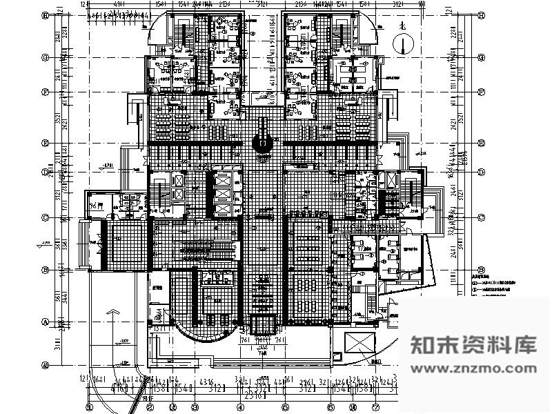 施工图上海某肝胆外科医院室内装修图