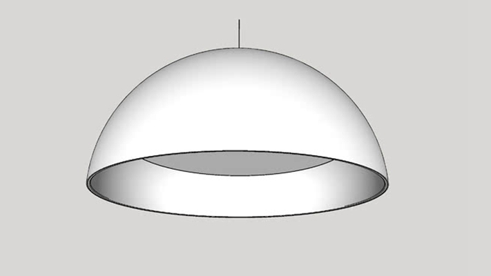 吊灯 草图大师模型