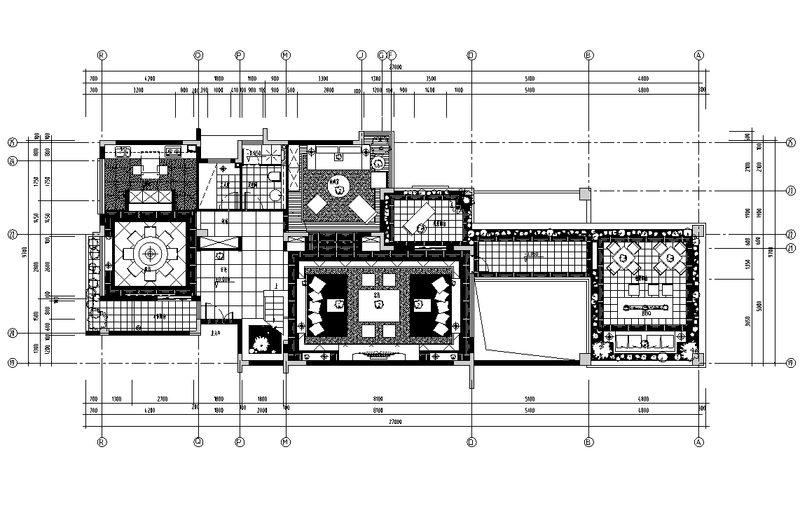 [广东]新华学府春天项目别墅J1-2户型施工图