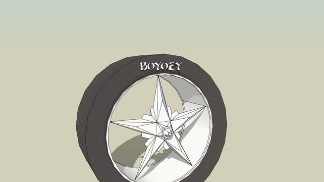 带Boyozy轮胎的轮辋 挂钟 其他 指南针 汽车轮 磁罗盘