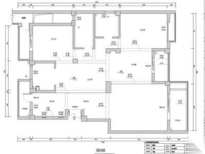 丽景天城样板房室内施工图设计 平层