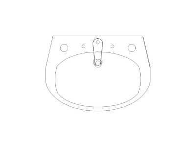 卫浴设施 精品室内家具图块施工图