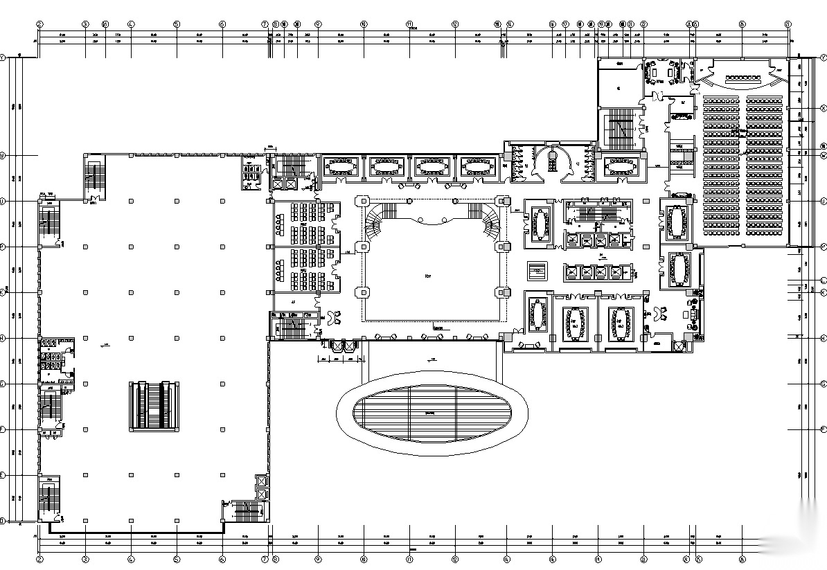 重庆家富国际大酒店施工图+效果图