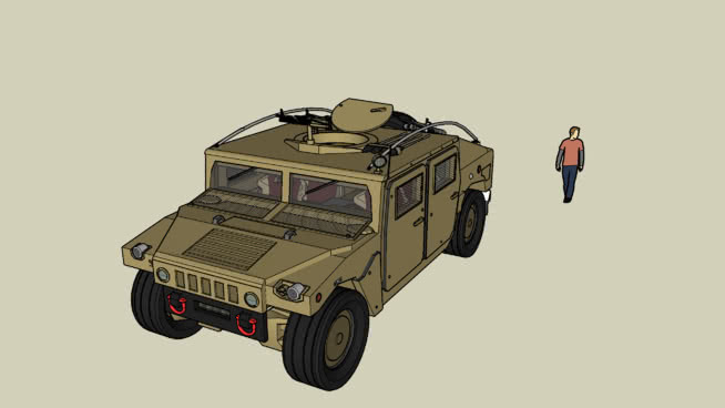 Humvee 半履带 吉普车 水陆两用车 坦克