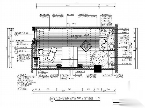 [山西]经济商圈现代休闲水疗会所装修施工图