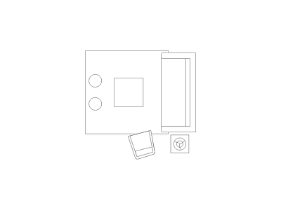 厨房设施 综合家具图块